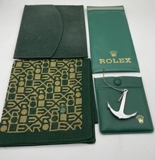 Authentic Vintage Rolex Submariner Anchor 300m/1000ft Flat 3 & Service Pouches