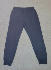 Girls Black Jogging Bottoms, Size: S
