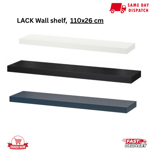 Ikea lack wall shelf - shelf, 110x26cm
