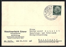 Postcard Altötting, Maschinenfabrik Esterer AG 1936 