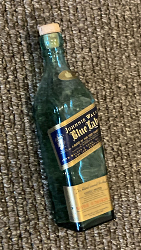 Empty johnnie walker blue - johnnie,