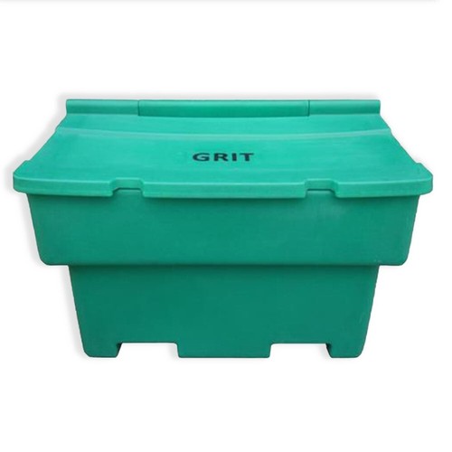 Green rock grit salt storage - rock,