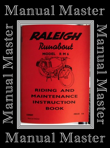 Raleigh rm6 runabout moped - runabout,