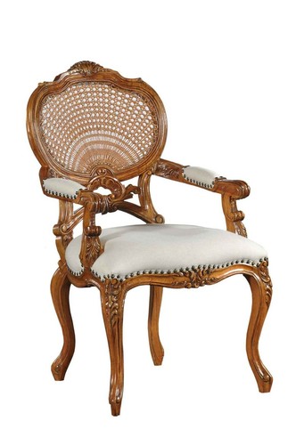 French rattan chair - chair, natural