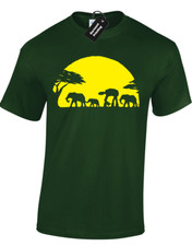 SUNSET AT-AT WARS MENS T-SHIRT