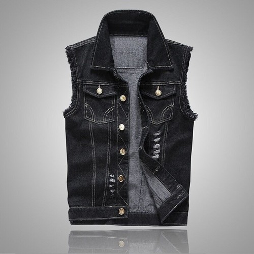 Mens denim gilet - vest, jackets