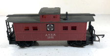 Santa Fe ATSF 1951 Red Caboose Wagon HO Gauge Model Railway Unbranded