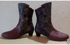 Think! women's boots *size EU39* (UK5.5/6) Zipped & Heeled ~Very Slightly Used~