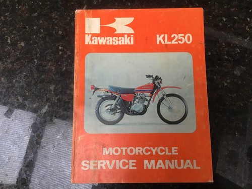 Kawasaki kl250 1977 genuine - kawasaki,