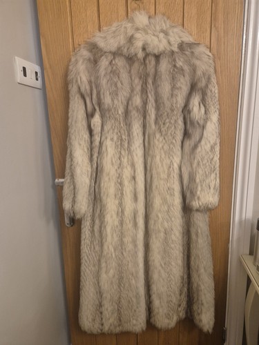 Vintage 1930s silver fox fur - silver,