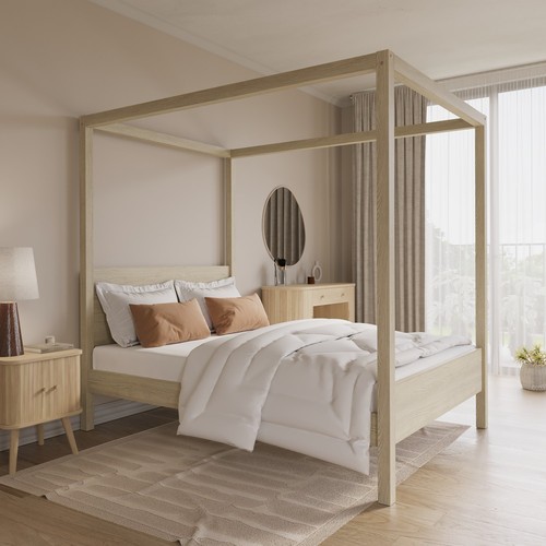 Double four poster - double, frame