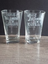 X2 Tullamore Dew Stand Tall & Proud Irish Whiskey Glass Tumblers