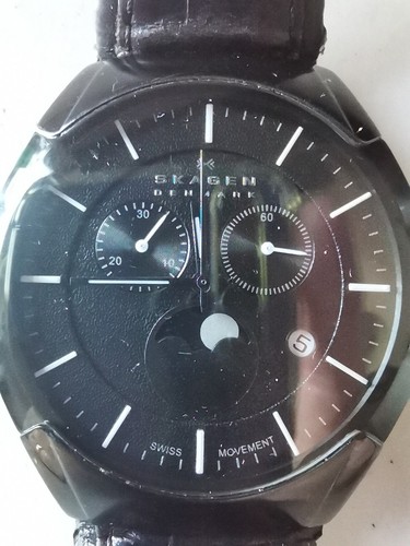 Skagen watch 901xlblb black - skagen,