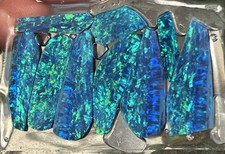 Black opal doublets polished - doublets,