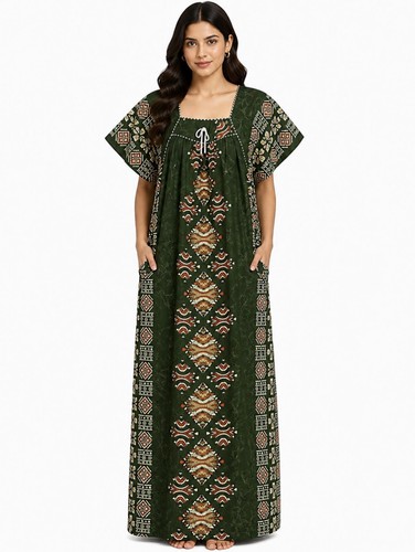 Indian night dress cotton - indian,