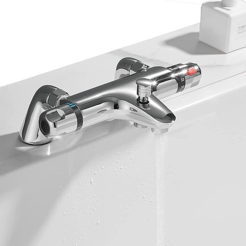 Brass thermostatic bath shower - thermostatic,