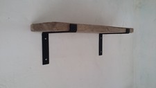 Heavy Duty Industrial Rustic Solid Steel Scaffold Board Shelf Brackets UK MADE!!