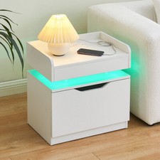 LED Bedside Table Cabinet Side