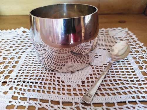 Silver plated sambonet sugar - sambonet,