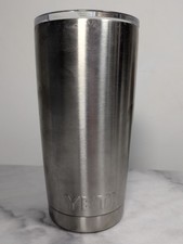 YETI Silver Tumbler With Hot