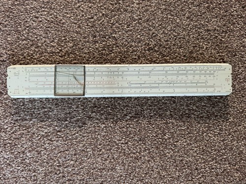Vintage slide rule in - slide,