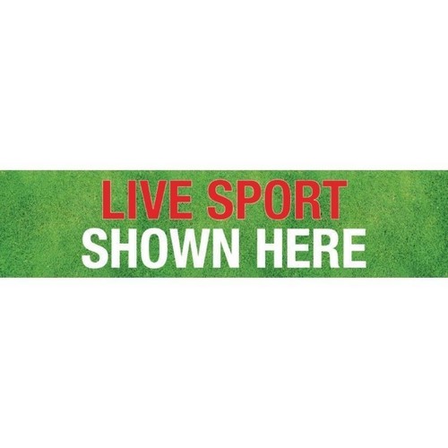 Banner live sports shown here - banner,