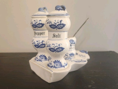 Vintage blue onion - blue,