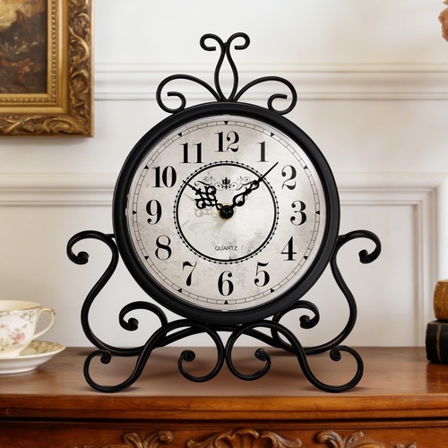 Mantel clock vintage table - mantel,