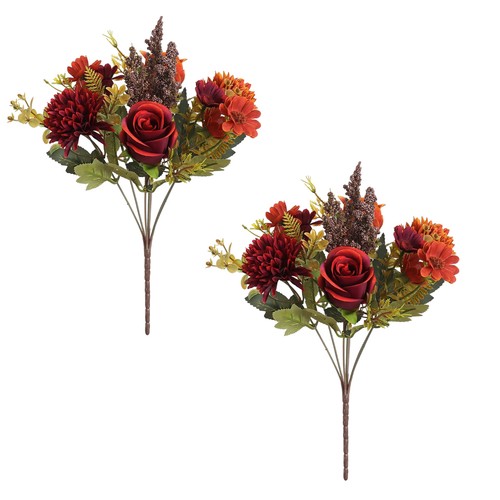 2pack silk artificial roses - silk,