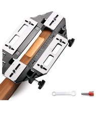 Adjustable Door Hinge Slotting Locator Jig with Aluminum Alloy Construction