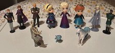 Disney Frozen Toy Figure x 11 Bundle Elsa Anna Sven Kristoff Some Posable Dolls