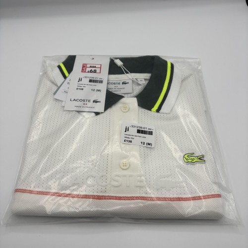 Lacoste white cotton polo - ,