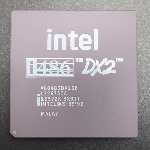 Intel a80486dx266 cpu - intel,