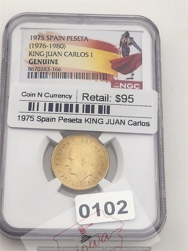 1975 spain peseta king juan - peseta,