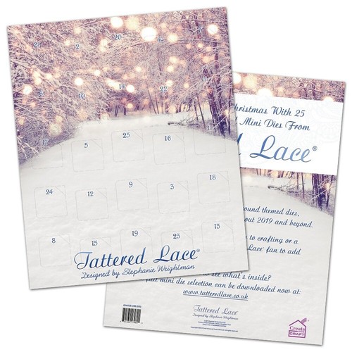 Tattered lace advent calendar - tattered,