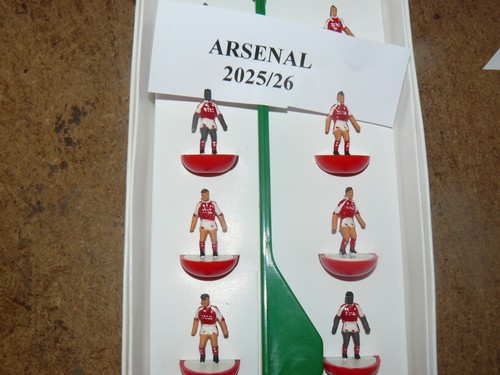 Arsenal 2025 subbuteo - arsenal,