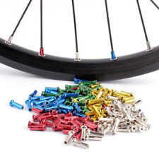 72 Metal Anodized Wheel Spoke Nipples Fit for MTB Mountain BMX Cycling Bike