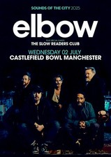Elbow  Manchester UK Tour 2025 A3 A4 Print Poster Wall Art Album Unframed