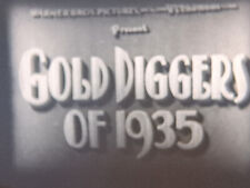 GOLD DIGGERS OF 1935 SUPER 8 B/W SOUND 2 X 400FT 8MM CINE FILM