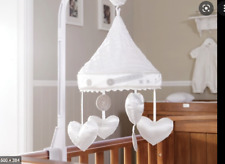 SILVER CROSS COTBED MOBILE HAND MADE WITH LOVE   DESIGN SALE ?