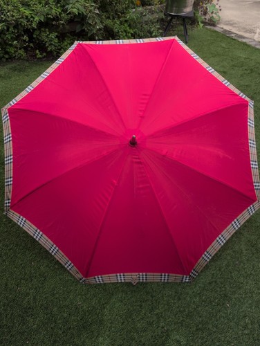 Burberry umbrella red - umbrella, wood