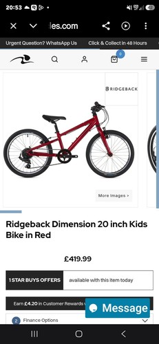 Ridgeback dimension inch - 20,
