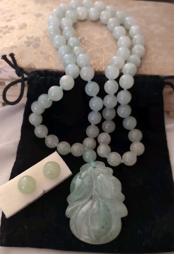 Green jade beaded - jade,