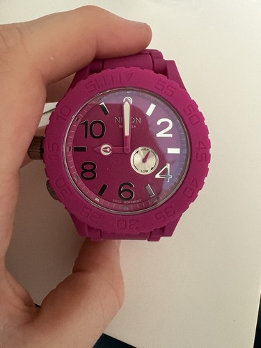 Nixon shocking pink watch - nixon,