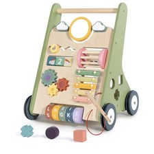LOL-FUN Wooden Baby Walker