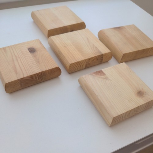 Solid pine newel cap - solid,