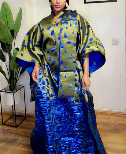 Women african kaftan boubou - women's,