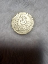 2003 Gibraltar St. George and Dragon £1 Round One Pound Coin