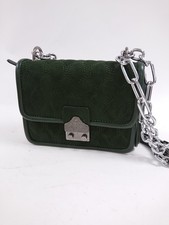 Parfois Green Quilted Faux