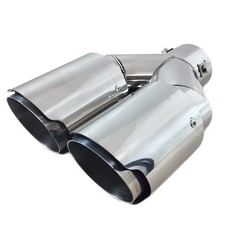Twin Exhaust Tip Trim Pipe